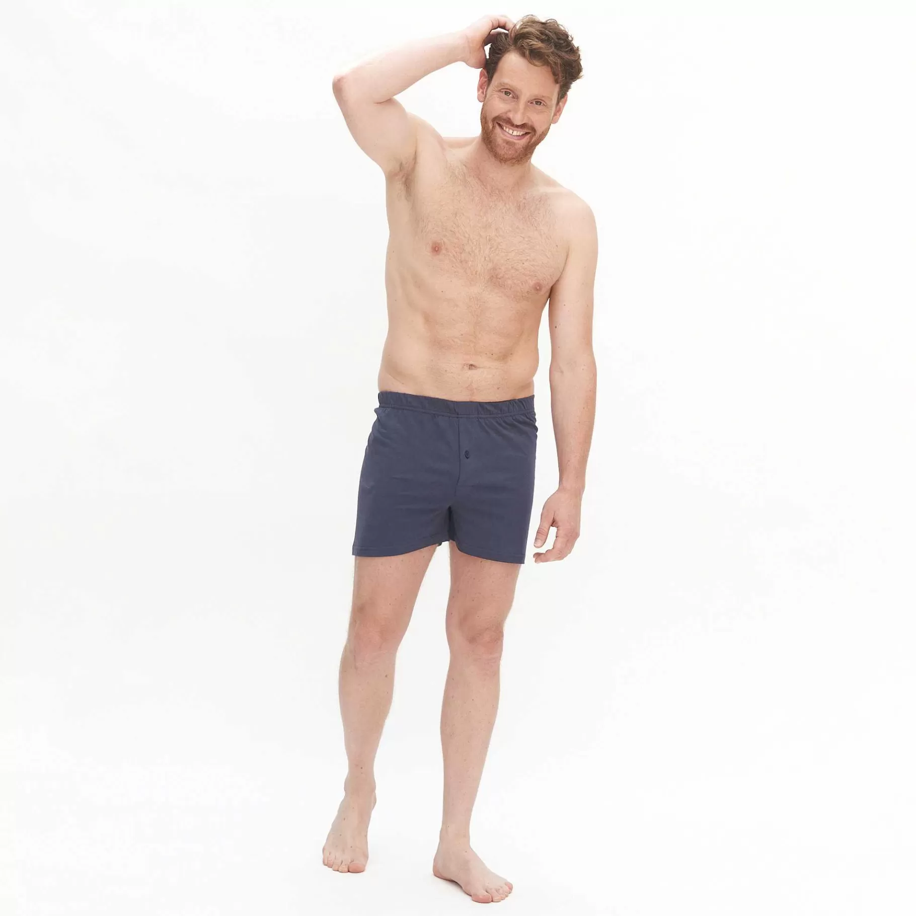 LIVING CRAFTS Ben | Boxershorts Marine Grafiet Best