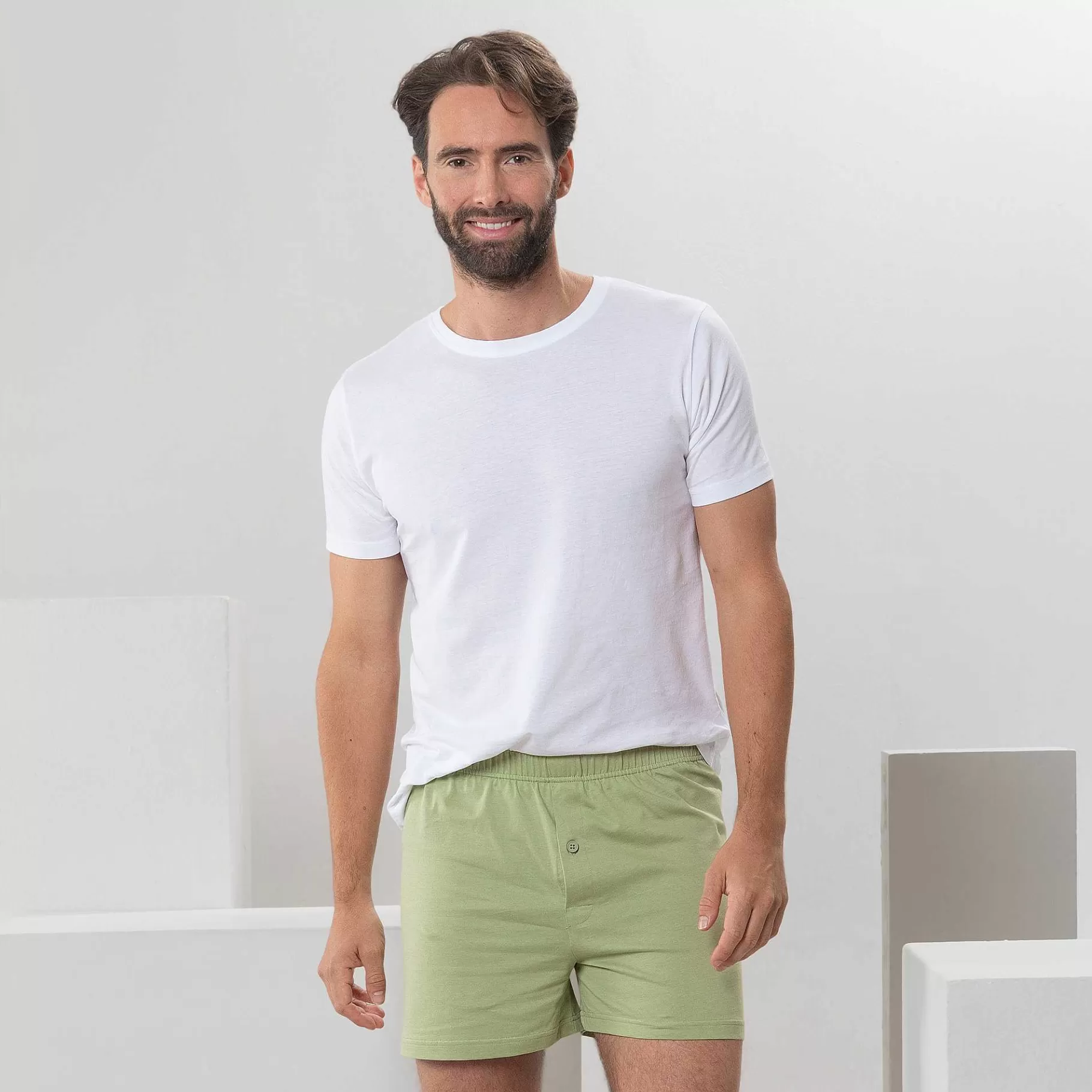 LIVING CRAFTS Ben | Boxershorts, Set Van 2 Klaver Discount