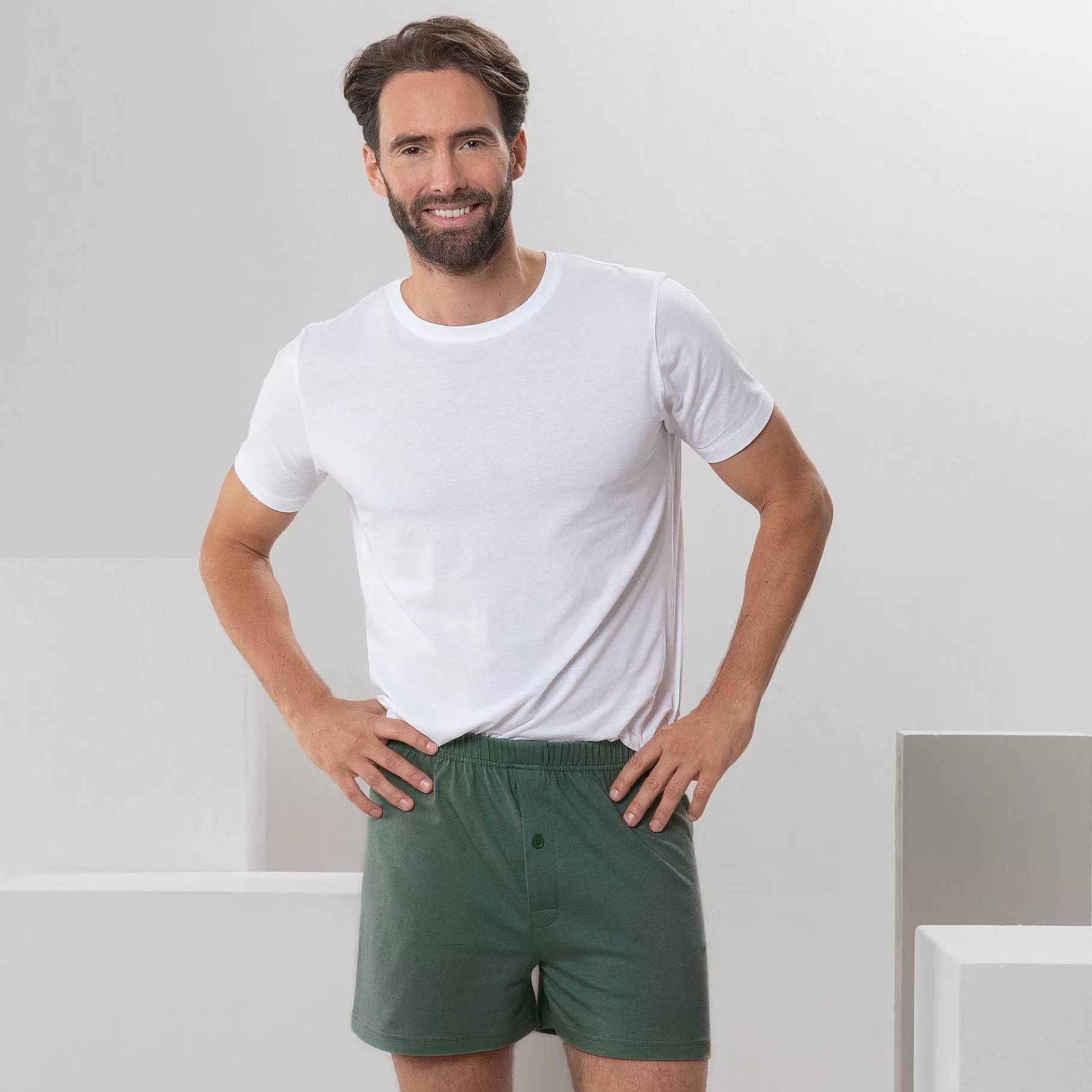 LIVING CRAFTS Ben | Boxershorts, Set Van 2 Klaver Discount