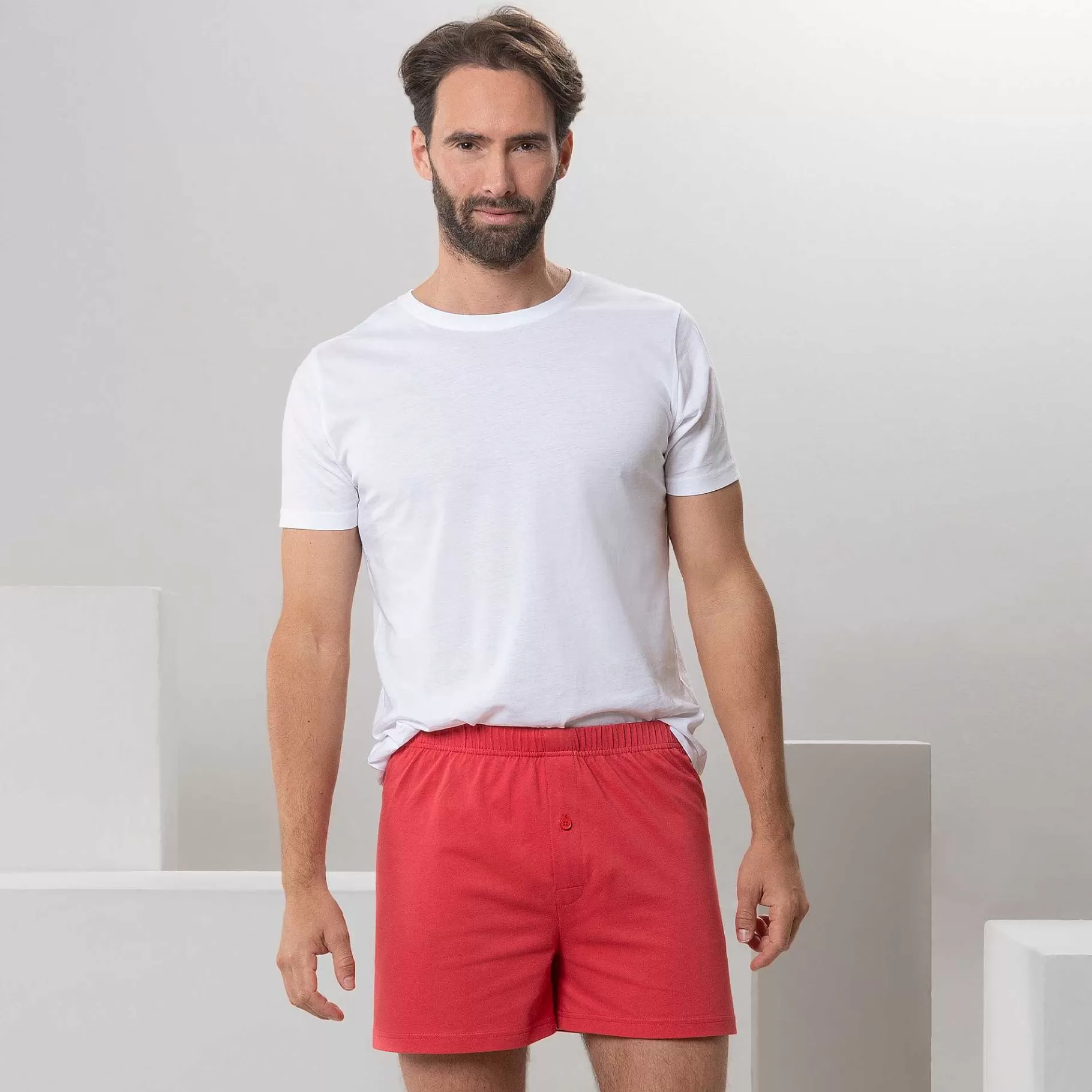 LIVING CRAFTS Ben | Boxershorts, Set Van 2 Mandarijn Discount