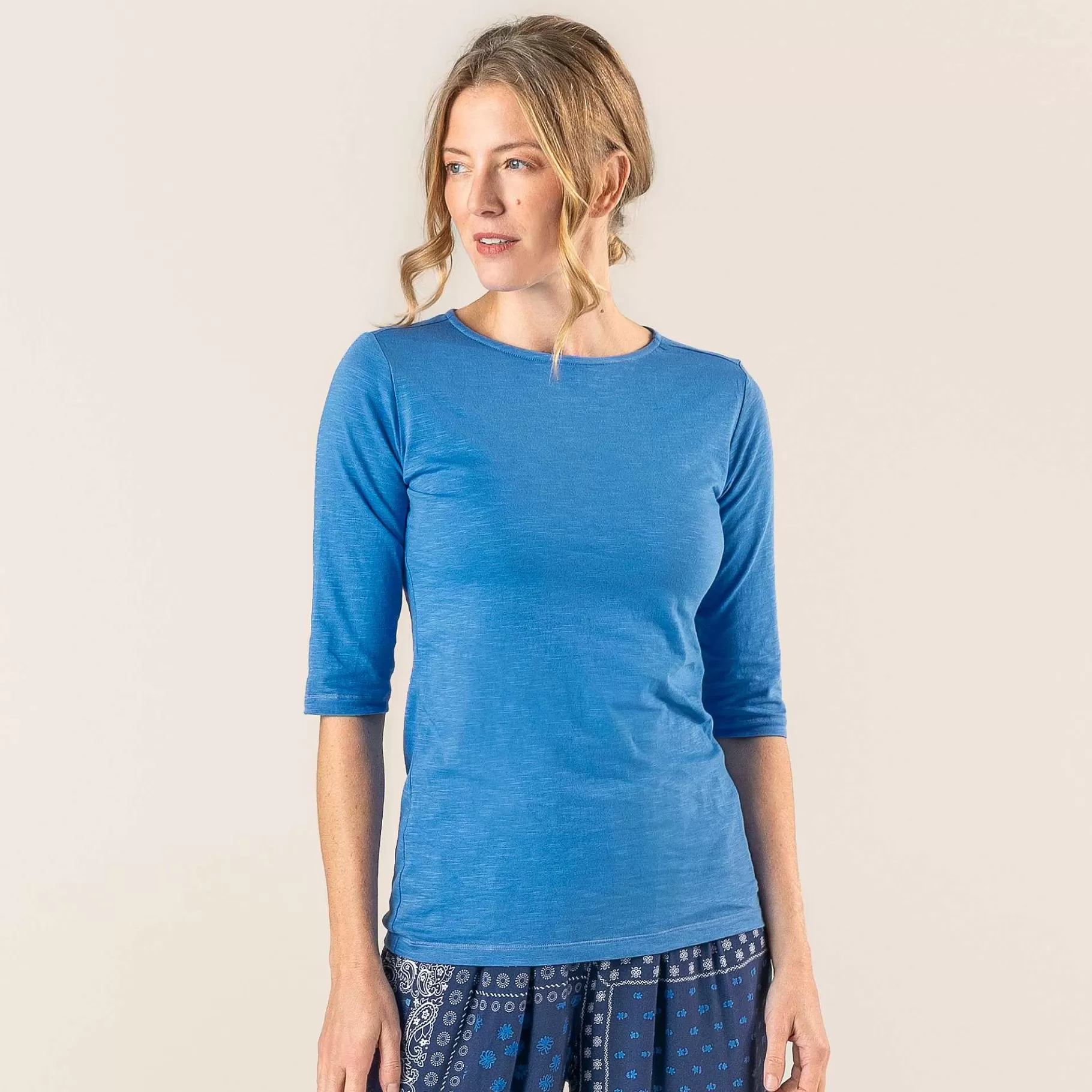 LIVING CRAFTS Chlopea | Shirt Azuur Blauw Clearance