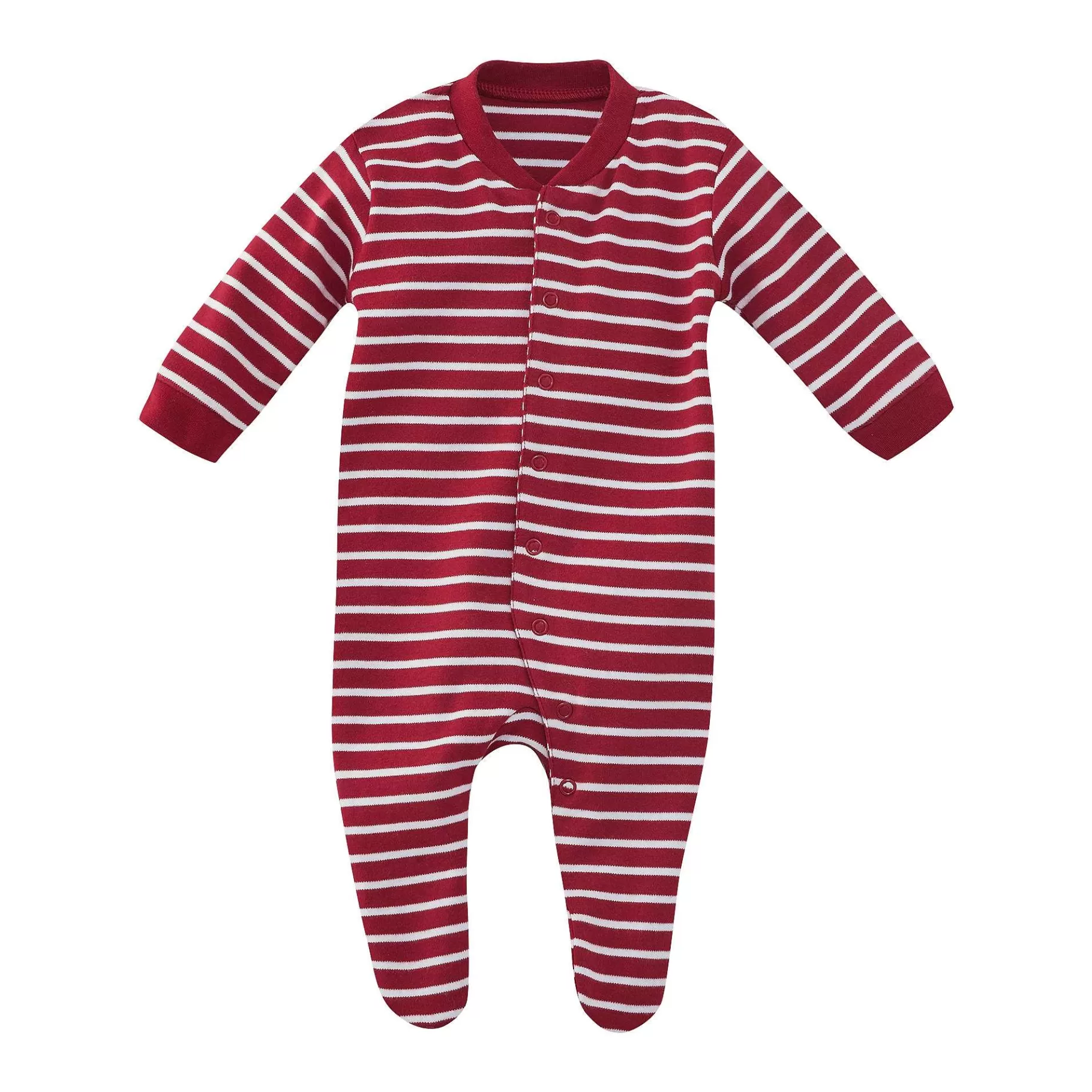 LIVING CRAFTS Dolfijn | Pyjama Wit/Rood Gestreept Hot