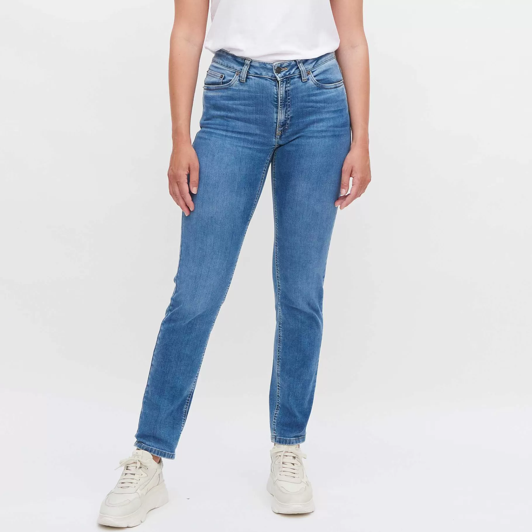 LIVING CRAFTS Donna | Jeans Midden-Indigo Flash Sale