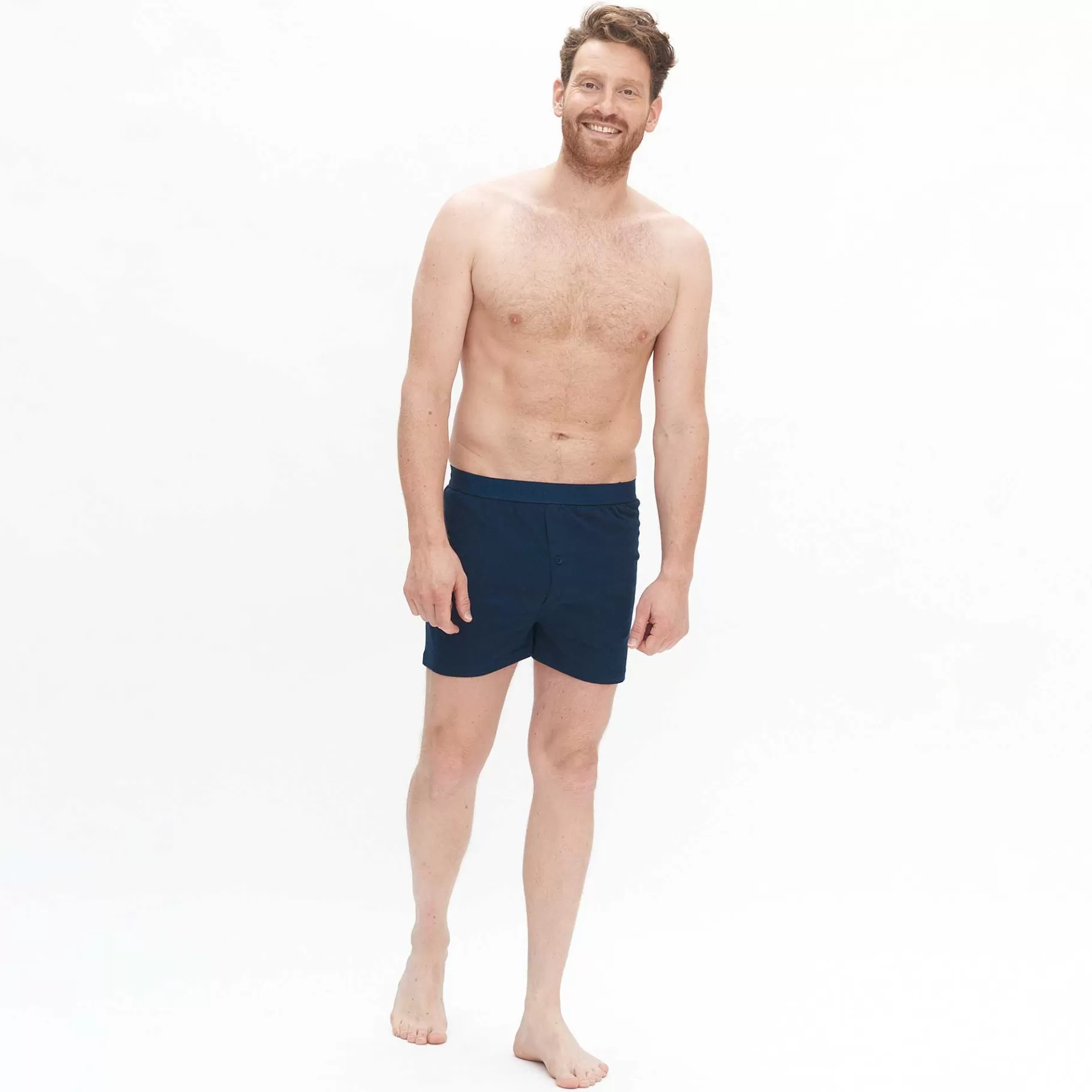 LIVING CRAFTS Ethan | Boxershorts, Set Van 2 Marine Cheap