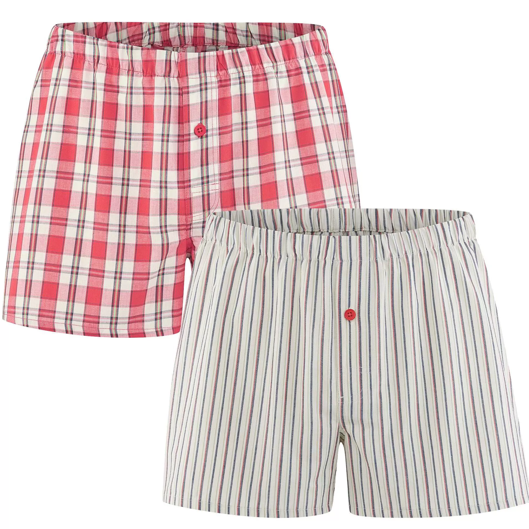 LIVING CRAFTS Gregor | Boxershorts, Set Van 2 Cayenne/Natuurlijk Best Sale