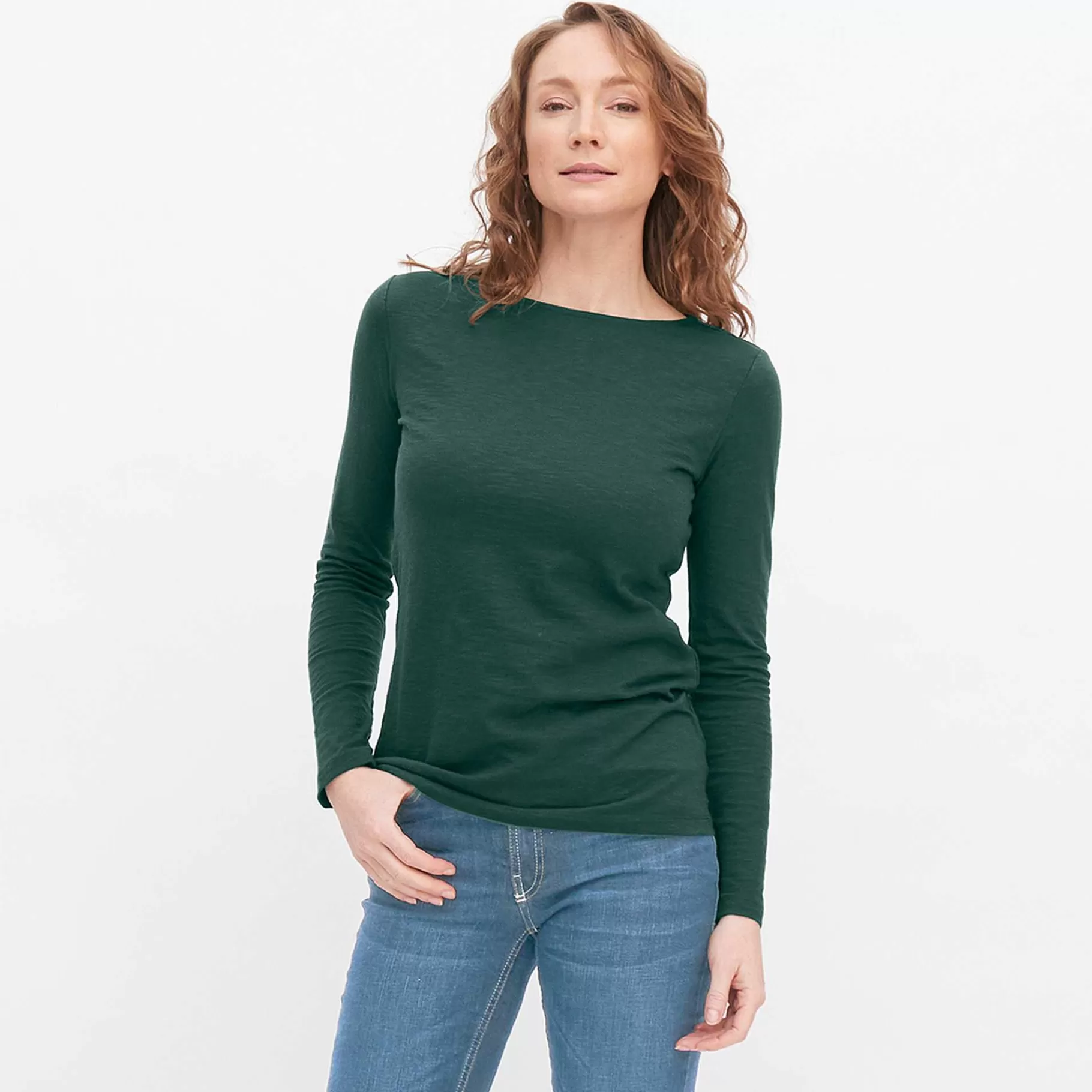 LIVING CRAFTS Hilla | Tshirt Met Lange Mouwen Inheems Bos Outlet