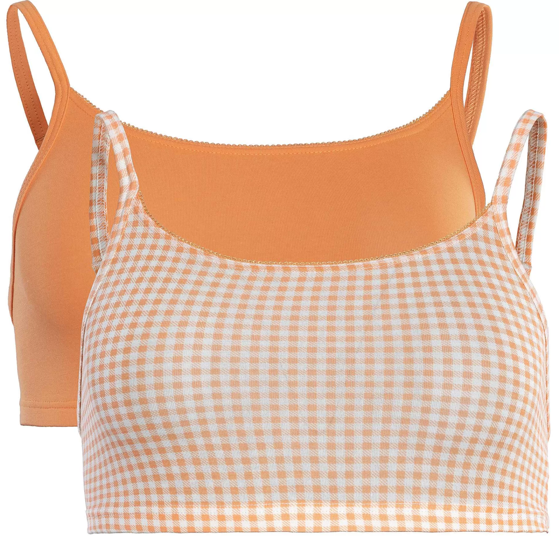 LIVING CRAFTS Ilenia | Bustier, Set Van 2 Vichy-Abrikoos Cheap