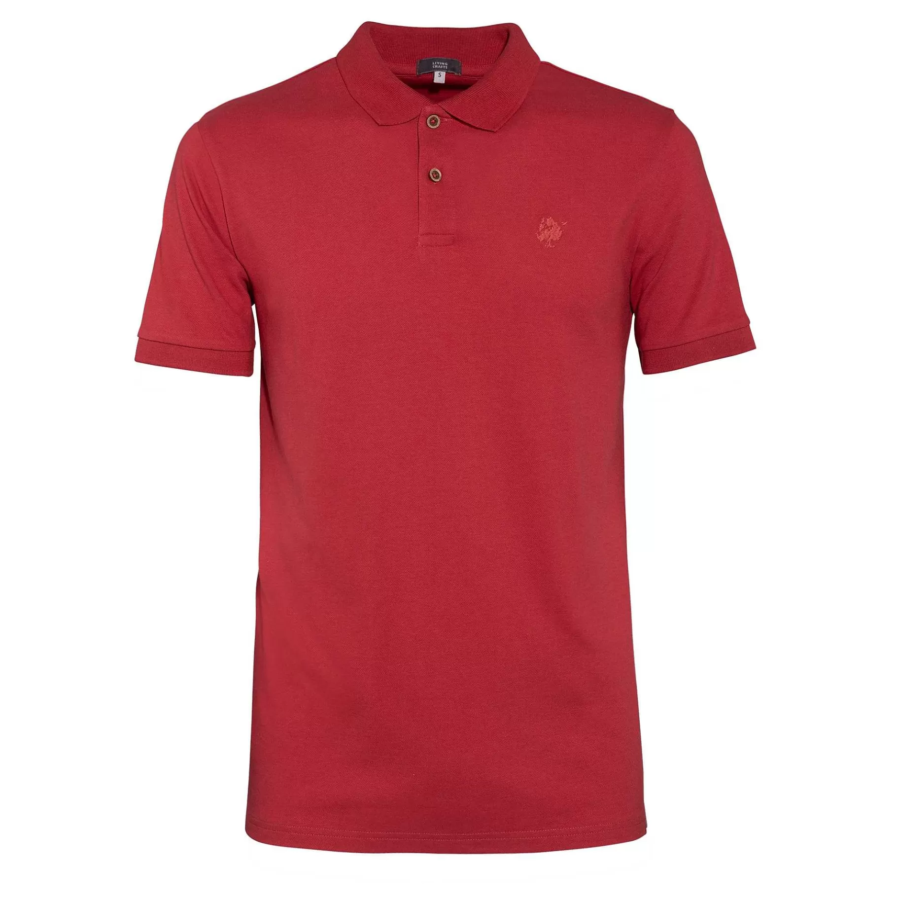 LIVING CRAFTS Kenley | Poloshirt Mineraal Rood Cheap