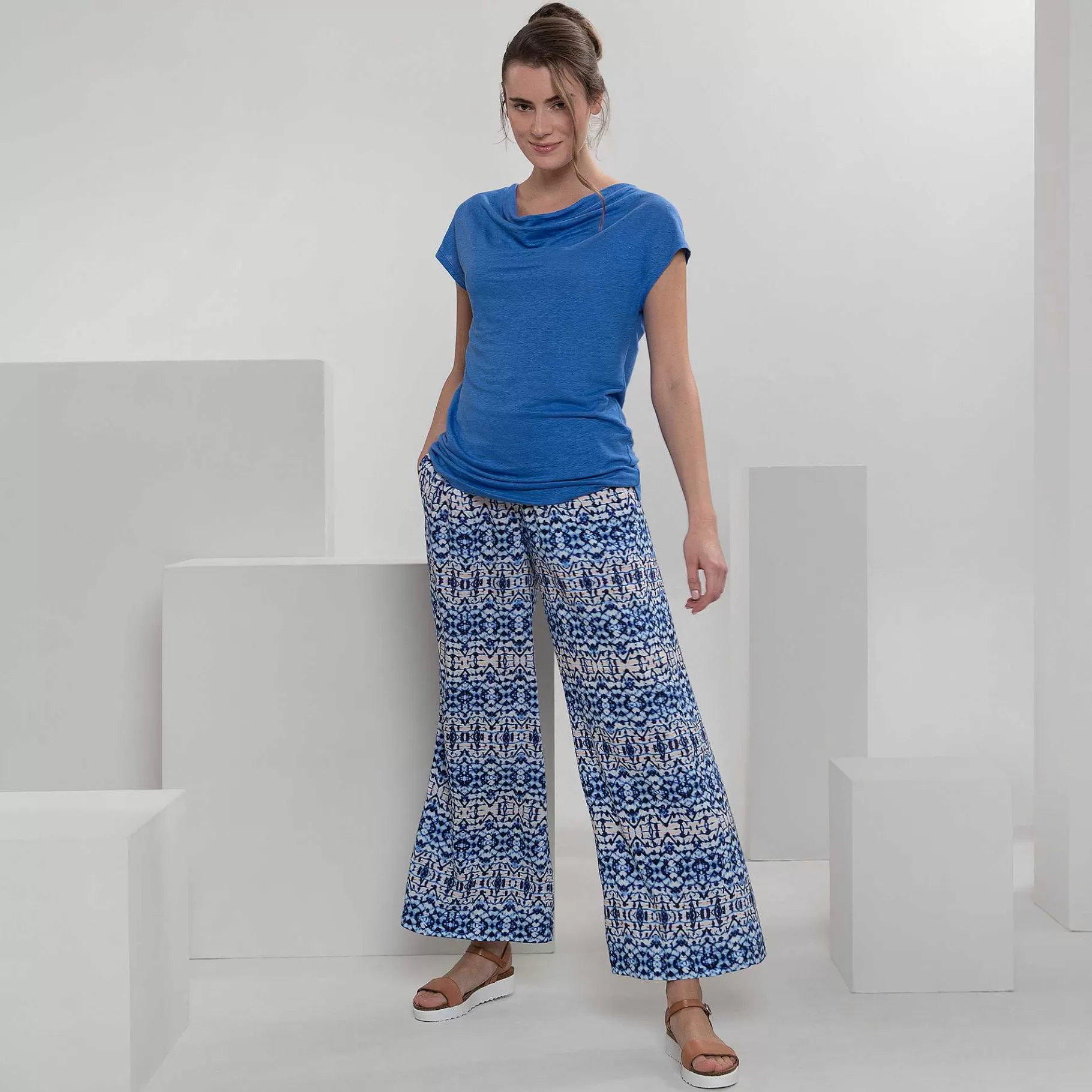 LIVING CRAFTS Malou | Broek Lui Blauw Best