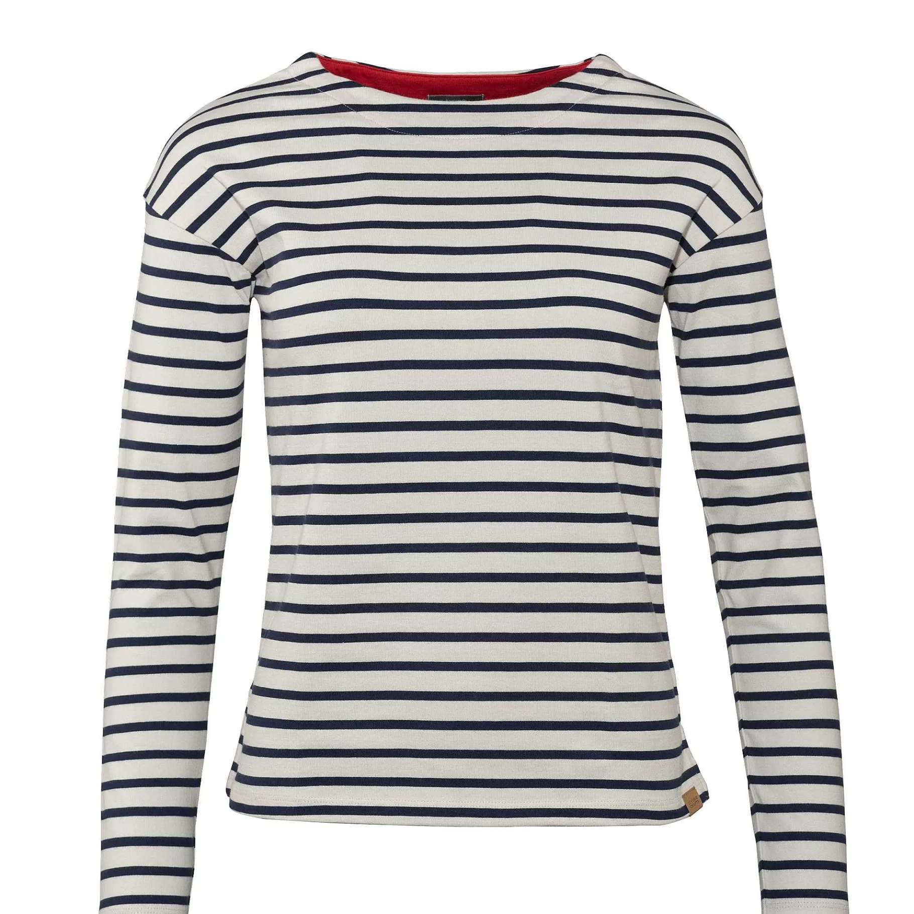 LIVING CRAFTS Muriel | Tshirt Met Lange Mouwen Marine/Natuurlijk Online