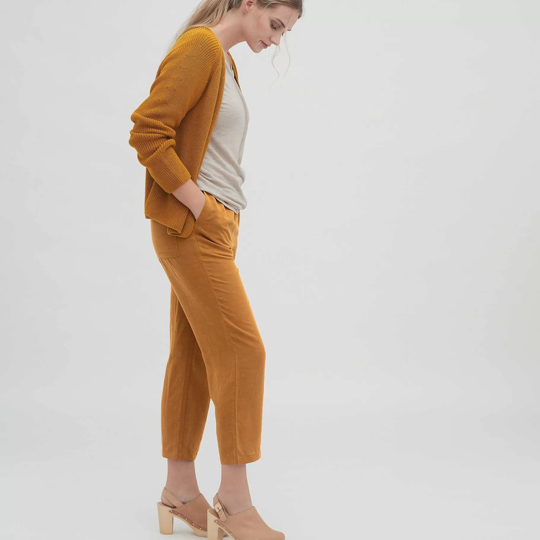 LIVING CRAFTS Odine | Broek Donker Amber New