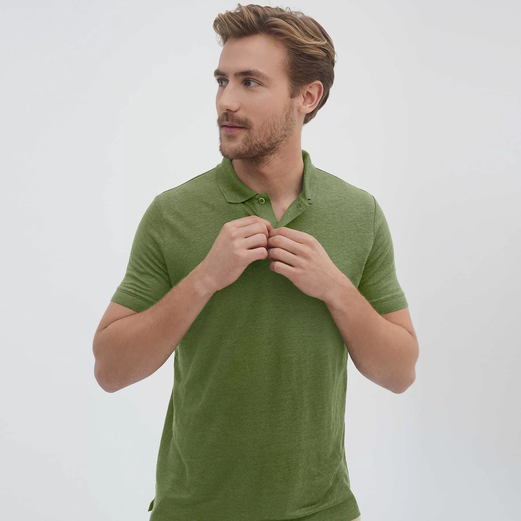 LIVING CRAFTS Ole | Poloshirt Olijf Sale