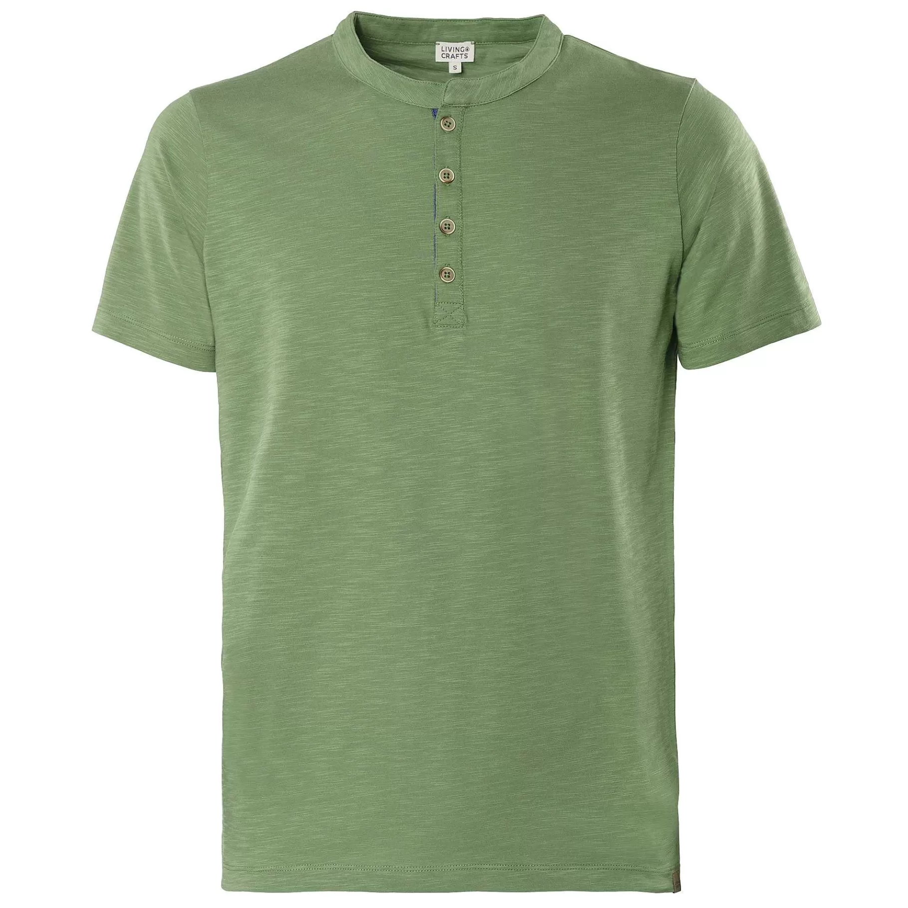 LIVING CRAFTS Othello | Henley-T-Shirt Olijf Shop