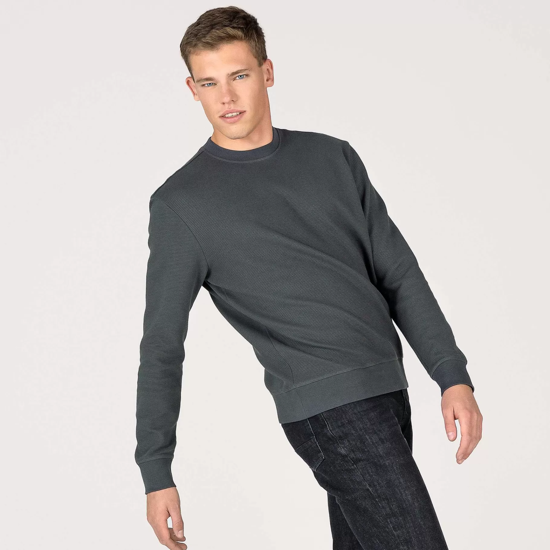 LIVING CRAFTS Pacou | Uniseks Sweatshirt Grafiet Outlet