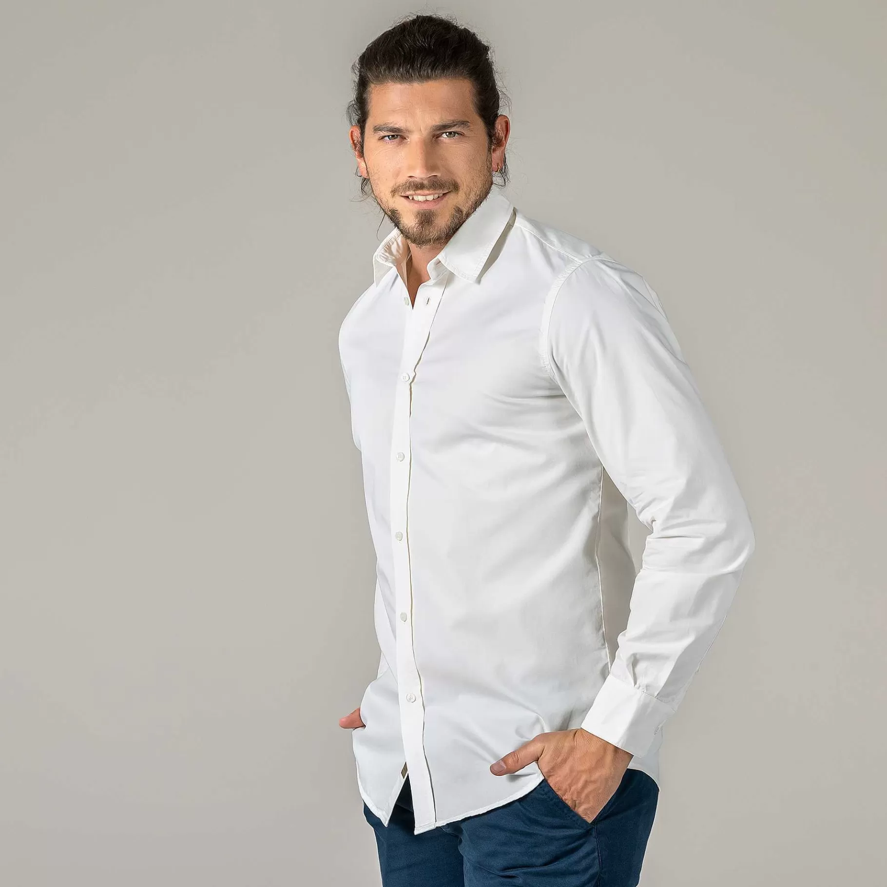 LIVING CRAFTS Ponter | Shirt Ecru Best Sale