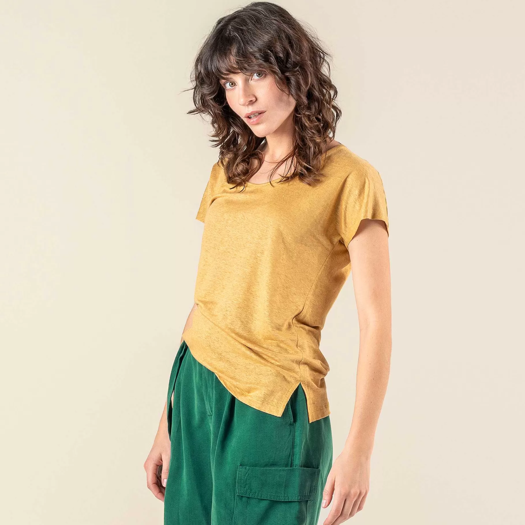 LIVING CRAFTS Robinia | T-Shirt Oker Outlet