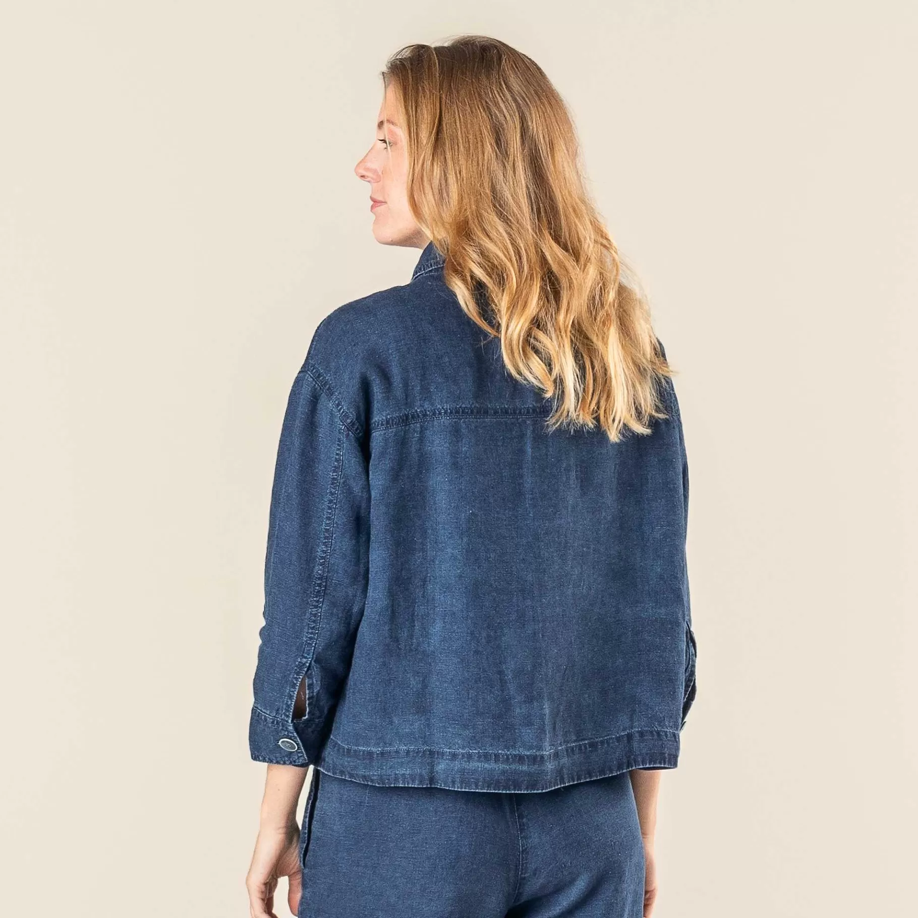 LIVING CRAFTS Roxana | Vest Indigo Blauw Best