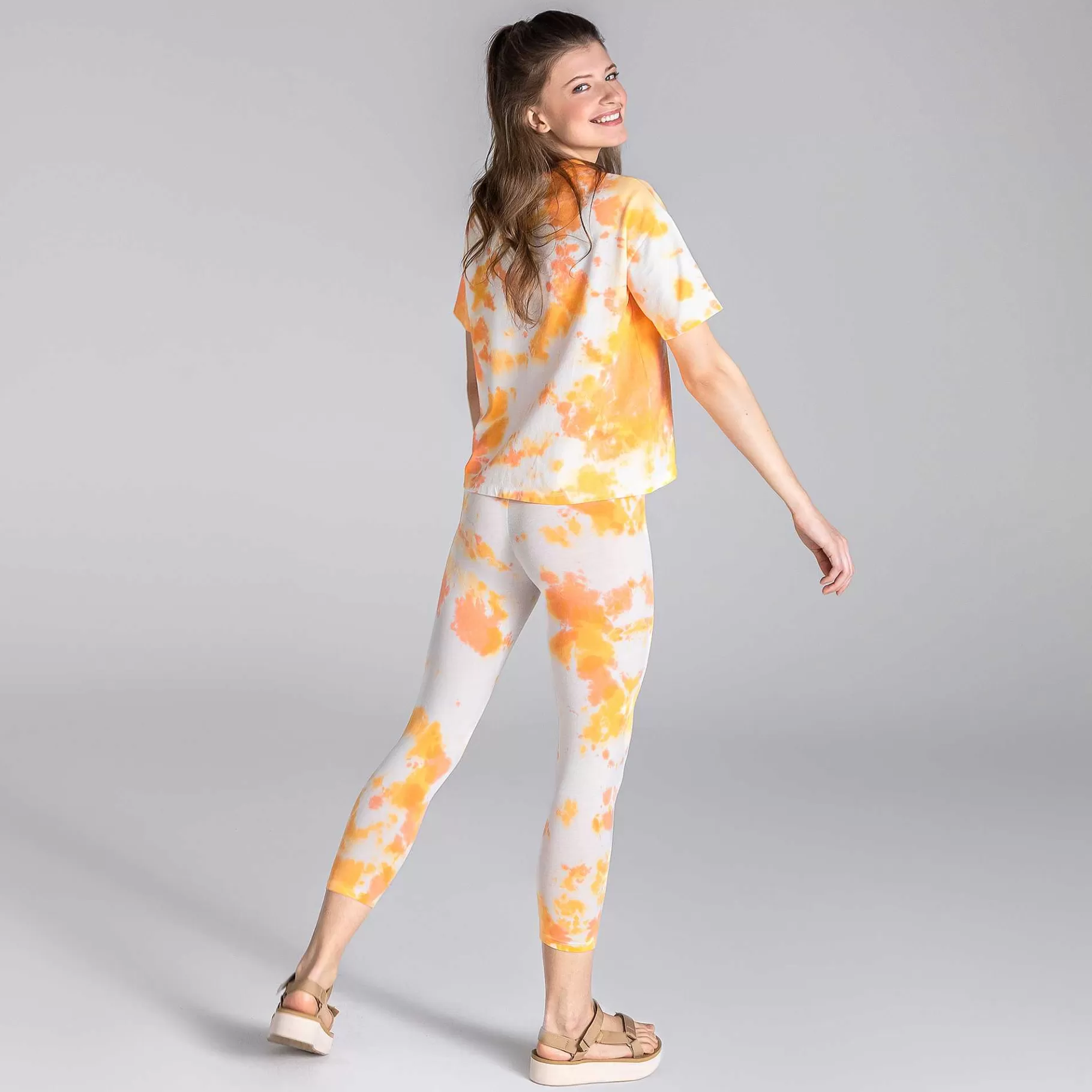 LIVING CRAFTS Waargebeurd Verhaal Briska | Leggings Kunstwas Geel Store